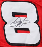 Dale Earnhardt Jr Signed Red Football Jersey JR Motorsports Hologram