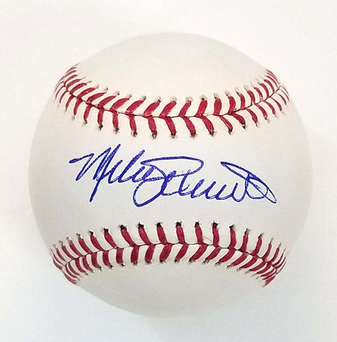 Mike Schmidt Autographed Philadelphia Phillies OML Baseball Beckett Witnessed