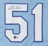 Brady Singer Signed Royals Jersey (Beckett Holo) Kansas City's 1st Rnd Pck 2018