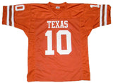 VINCE YOUNG AUTOGRAPHED SIGNED TEXAS LONGHORNS #10 JERSEY TRISTAR