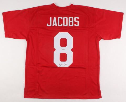 Josh Jacobs Signed Alabama Crimson Tide Jersey (Beckett) 2019 Raiders 1st Rnd Pk