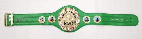 Mike Tyson Autographed WBC Boxing Champion Belt JSA Witnessed