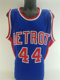 Rick Mahorn Signed Detroit Pistons Jersey (JSA COA) 1989 NBA Champion Bad Boys