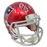 Rob Gronkowski New England Patriots Signed Authentic Flash Mini Helmet JSA