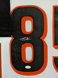 FRAMED CINCINNATI BENGALS TEE HIGGINS AUTOGRAPHED JERSEY JSA COA