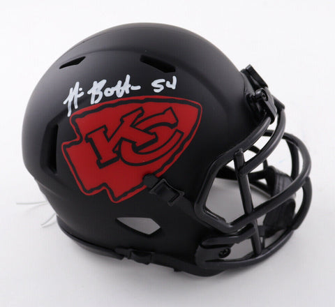 Nick Bolton Signed Kansas City Chiefs Eclipse Speed Mini Helmet (Beckett Holo)