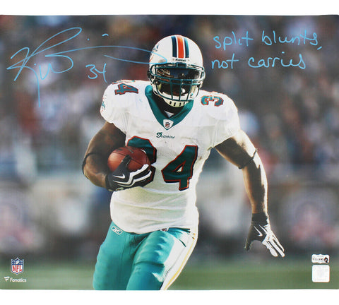 Ricky Williams Signed Miami Dolphins Unframed 16x20 Photo w- "Split Blunts" Insc