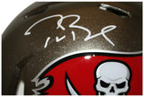 Tom Brady Autographed Tampa Bay Buccaneers Authentic Speed Helmet FAN 35659