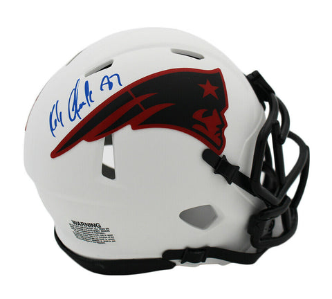 Rob Gronkowski Signed New England Patriots Speed Lunar NFL Mini Helmet