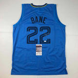 Autographed/Signed Desmond Bane Memphis Light Blue Basketball Jersey JSA COA