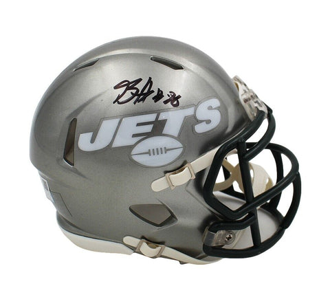 Breece Hall Signed New York Jets Speed Flash NFL Mini Helmet