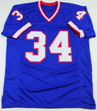 Thurman Thomas Autographed Blue Pro Style Jersey - JSA W Auth *4