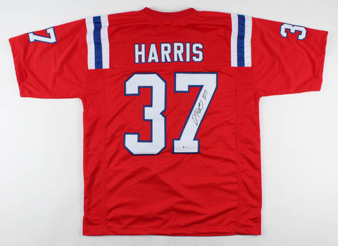 Damien Harris Signed Patriots Jersey (Beckett) New England's #1 Running Back