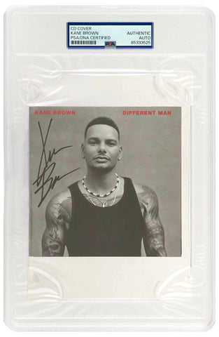 Kane Brown Signed 'Different Man' 5x5 CD Cover - (PSA/DNA Encapsulated)