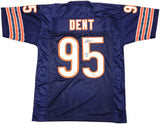 BEARS RICHARD DENT AUTOGRAPHED BLUE JERSEY "MVP XX" BECKETT WITNESS 231049