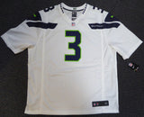 SEAHAWKS RUSSELL WILSON AUTOGRAPHED WHITE NIKE JERSEY SIZE XXL RW HOLO 105024