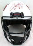 Andre Johnson Autographed Houston Texans F/S Lunar Speed Helmet-JSA W Auth *Red