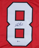 Dominik Kubalik Signed Blackhawks Jersey (Beckett COA) Chicago Sophmore Center