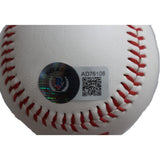 Bryn Smith Autographed Colorado Rockies Inaugural Season Baseball BAS 44343