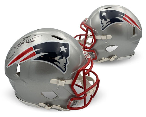 Julian Edelman Signed Patriots Super Bowl MVP Authentic Full Size Helmet JSA COA