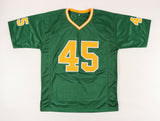 Rudy Ruettiger Signed Notre Dame Fighting Irish Highlight Stat Jersey (JSA COA)