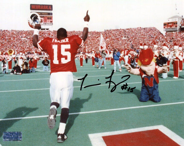 TOMMIE FRAZIER AUTOGRAPHED SIGNED NEBRASKA CORNHUSKERS 8x10 PHOTO COA