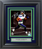 TYLER LOCKETT AUTOGRAPHED FRAMED 8X10 PHOTO SEAHAWKS SPOTLIGHT MCS HOLO 210979