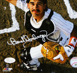 Benito Santiago Signed San Diego Padres 8x10 PF Mask Off Photo-JSA W Auth *White