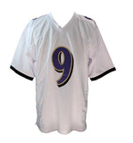 Justin Tucker Signed/Autographed White Custom Football Jersey Ravens JSA 190355