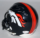 Emmanuel Sanders Signed Broncos Mini Helmet (JSA COA & Denver Autographs COA)