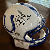 PEYTON MANNING SIGNED INDIANAPOLIS COLTS FS AUTHENTIC HELMET HOF 21 FANATICS