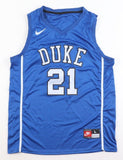 Amile Jefferson Signed Duke Blue Devils Jersey (PSA) 2015 NCAA National Champion