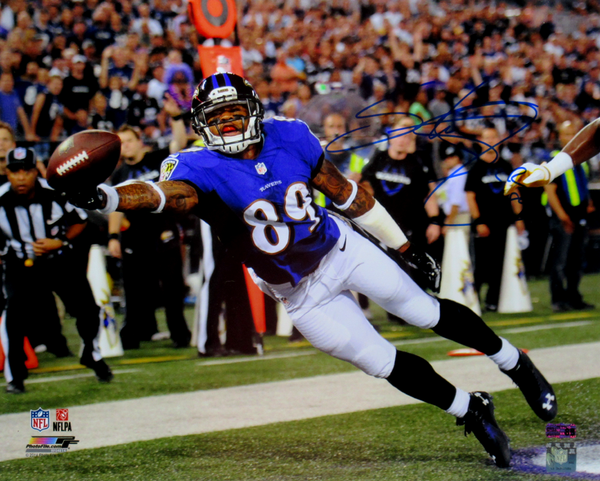 Steve Smith Sr Signed/Autographed Baltimore Ravens 16x20 NFL Photo - Stretch