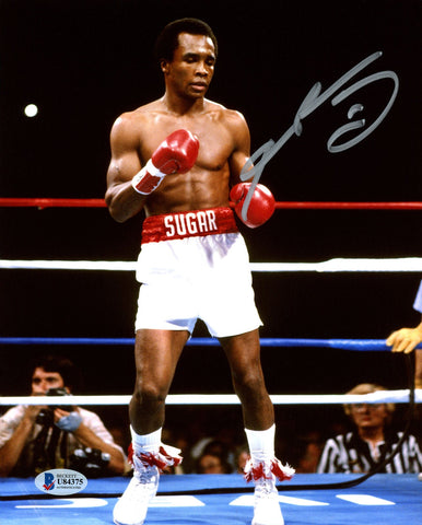 SUGAR RAY LEONARD AUTHENTIC AUTOGRAPHED SIGNED 8X10 PHOTO BECKETT 178124