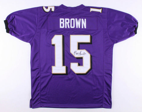 Marquise Brown Signed Baltimore Ravens Jersey (JSA COA) 2019 1st Rd. Draft Pick