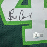 Framed Autographed/Signed Terry Cummings 35x39 Milwaukee Green Jersey BAS COA