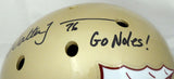 WALTER JONES AUTOGRAPHED FLORIDA STATE FULL SIZE HELMET "GO NOLES!" MCS 157866