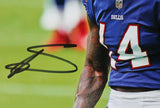 Stefon Diggs Autographed Buffalo Bills 8x10 Close Up FP Photo-Beckett W Hologram