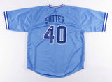 Bruce Sutter Signed Atlanta Braves Jersey Inscribed "H.O.F. 06" (JSA Hologram)