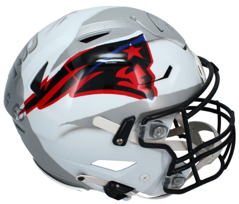 Tom Brady Autographed Patriots 'Lets F'n Go' Painted Speed Flex Helmet Fanatics