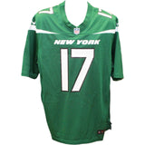 Garrett Wilson Autographed New York Jets Green Nike Jersey FAN 45793