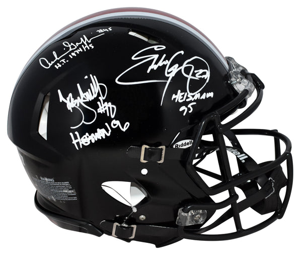 ARCHIE GRIFFIN EDDIE GEORGE TROY SMITH SIGNED OHIO STATE BLACK AUTHENTIC HELMET