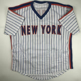 Autographed/Signed DWIGHT DOC GOODEN New York Pinstripe Jersey PSA/DNA COA Auto