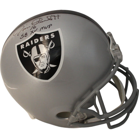 Jim Plunkett Autographed Oakland Raiders F/S VSR4 Helmet SB MVP Beckett 46507