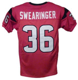 DJ Swearinger Unsigned Houston Texans XL Red Jersey 40021