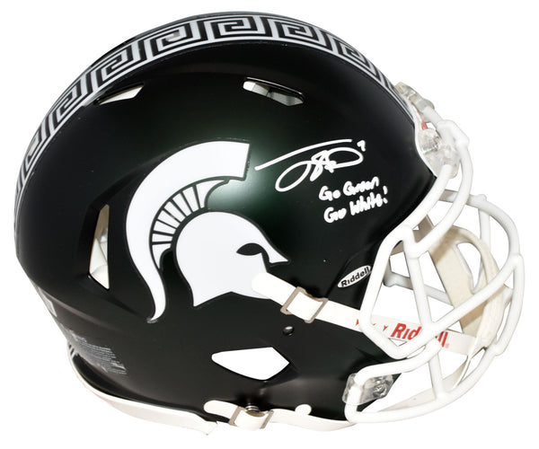 JAYDEN REED SIGNED MICHIGAN STATE SPARTANS AUTHENTIC SPEED HELMET BECKETT