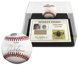 Tigers Al Kaline Signed Thumbprint Baseball LE #'d/200 w/ Display Case BAS