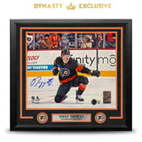 Owen Tippett Pump Philadelphia Flyers Autographed 11x14 Framed Photo Beckett