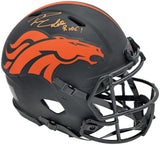 RUSSELL WILSON AUTOGRAPHED BRONCOS ECLIPSE FULL SIZE AUTH HELMET FANATICS 227930