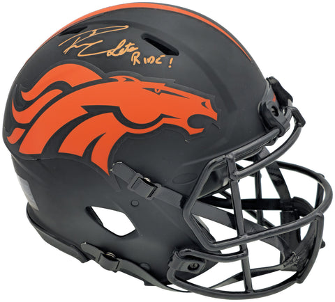 RUSSELL WILSON AUTOGRAPHED BRONCOS ECLIPSE FULL SIZE AUTH HELMET FANATICS 227930